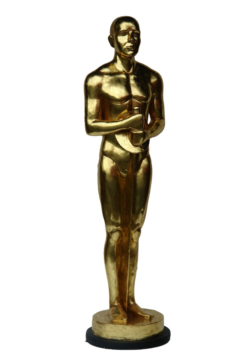 Gold Trophy Life Size Resin Statue Oscar Hollywood Theme Decor Display Prop  | eBay