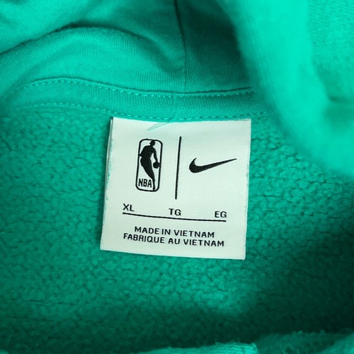 San Antonio Spurs Men Hoodie Extra Large Nike Green Blue Sweatshirt City Edition - Picture 5 of 10