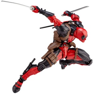 Amazing-Marvel-Revoltech-DEADPOOL-X-Men-Action-Figure-Toy-Gift-New