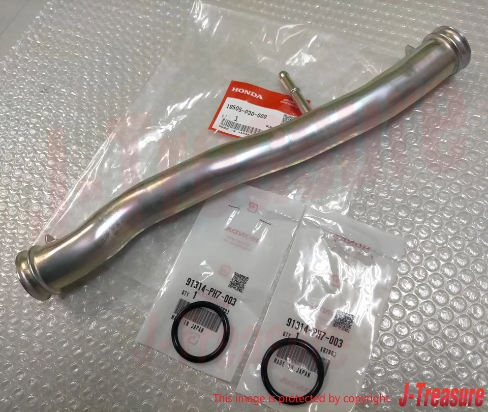 Juego de tubos y juntas de conexión de bomba de agua genuina HONDA CIVIC INTEGRA DEL SOL OEM Foto 3 de 4