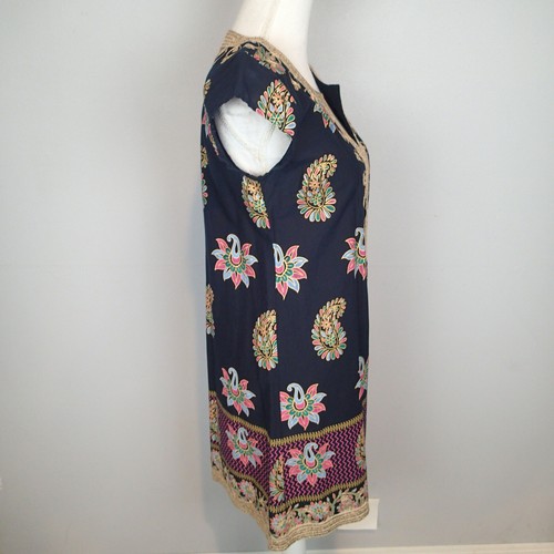 Calypso St Barth XS Tunic Top Embroidered cotton Cover up - Picture 4 of 11
