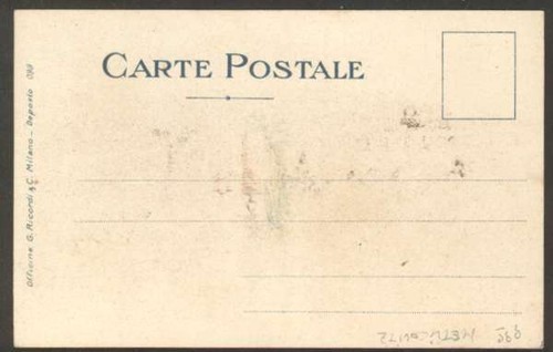 Postal Art Metlicovitz Opera La Camera Del Maestro G Verdi #099 muy bonita - Imagen 2 de 2