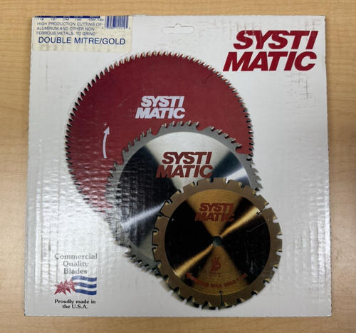 Hoja de sierra de doble inglete/oro Systimatic 10" 100 dientes DM #1112 - Imagen 1 de 3