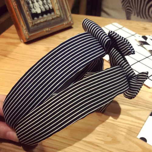 Women's Retro Big Bow Knotted Hairband Headband Hair Band Hoop Accessories ⇗ - Picture 7 of 25