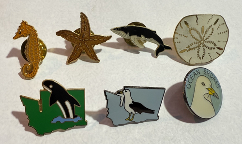 Washington State themed Wildlife Souvenir Enamel Lapel Pins - LOT of 26 - Picture 10 of 12
