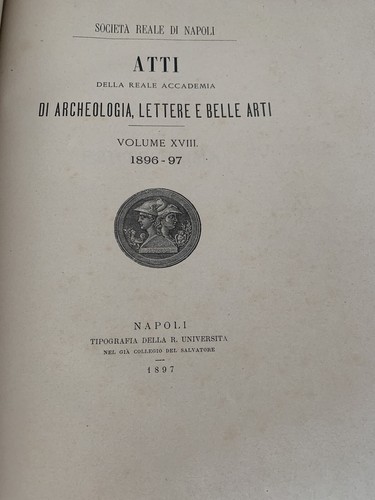 🔴 Buch KÖNIGLICHE AKADEMIE ARCHÄOLOGIE - BRIEFE UND SCHÖNE KUNST Na 1897Antik - Bild 6 von 12