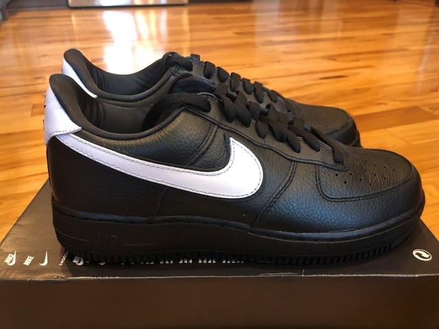 nike air force 1 low retro qs black