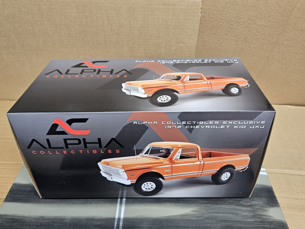 GMP ACME 1:18 1972 CHEVROLET K10 4X4 PICKUP TRUCK ORANGE 250 GMP ACME 1:18 1972 CHEVROLET K10 4X4 PICKUP TRUCK ORANGE 250