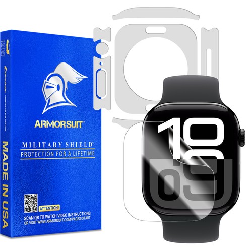 Kombinezon pancerny [1+6] Winyl Skin Wrap Apple Watch Series 10 46 mm + osłona ekranu - Zdjęcie 14 z 23