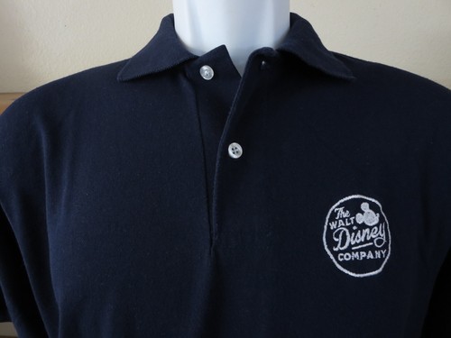 The Walt Disney Company Cast Exclusive Mens Polo Shirt Black Mickey Mouse Medium - Picture 7 of 7