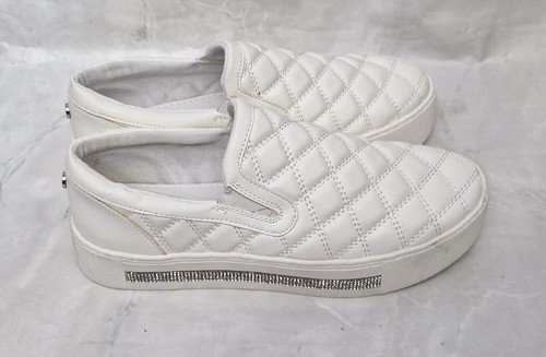 CARVELA Jeo Sin cordones Impresionantes Zapatos de Entrenador Blancos Tela Damas EU 37 UK 4 - Imagen 5 de 9
