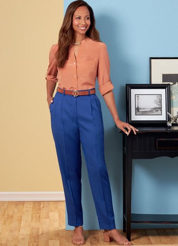 Butterick SCHNITTMUSTER B6878 Misses' Bundfaltenhose & Shorts 8-16 oder 16-24 - Bild 2 von 7