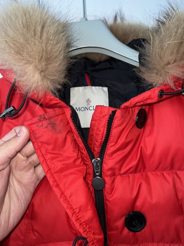 Autentico piumino corto donna Moncler vintage vera pelliccia taglia 1,~S - Foto 4 di 22