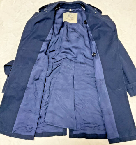 Burberry London Herren Trenchcoat Farbe Navy Silber Knopf Gr. 46 (M) - Bild 3 von 15