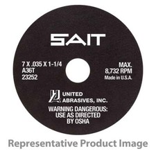 United Abrasives SAIT 23200 6x1/16x5/8 A36T Tool Room Cutting Wheels 50 pack