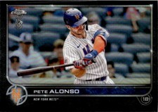 2022 Topps Chrome Ben Baller Pete Alonso New York Mets #209