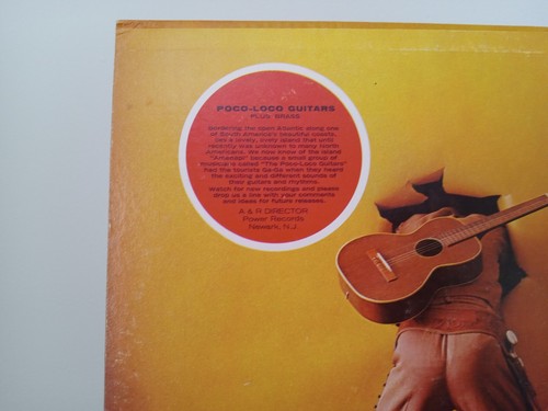 Poco Loco Guitars Plus Brass - Si,Si, Señor Bandido Vinyl LP 1966 Power Records - Picture 4 of 6