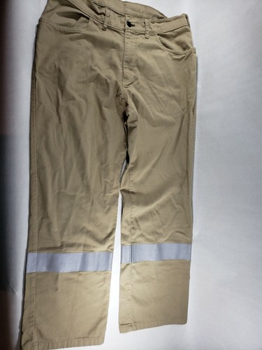 AGO FR FIRE RESISTANT Work Pants Mens 36/32 Tan Like New Soft and comfortable  - Picture 5 of 7