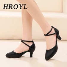 Girls Modern Latin Dance Shoes Women Ballroom Tango Dancing Shoes Closed Toe