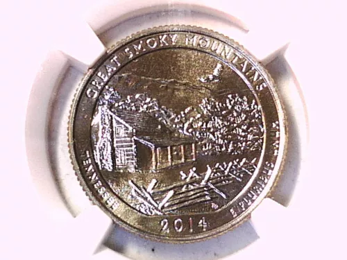 2014 D Great Smoky Mountains Washington Quarter NGC MS 67 NP 3914459-009