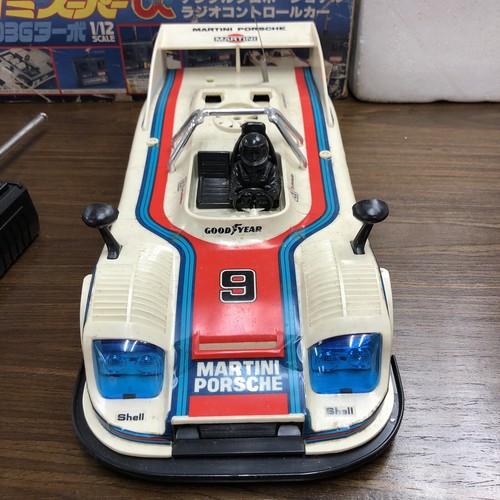 Used 1/12 Scale Vintage RC Car Atcomi 1976 Martini Porsche 936 LeMans Racer - Picture 6 of 12