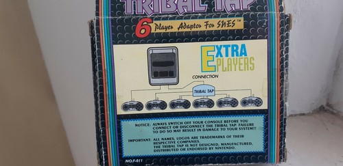 NINTENDO SNES TRIBAL TAB ADATTATORE 6 GIOCATORI SUPER NINTENDO - Foto 2 di 12