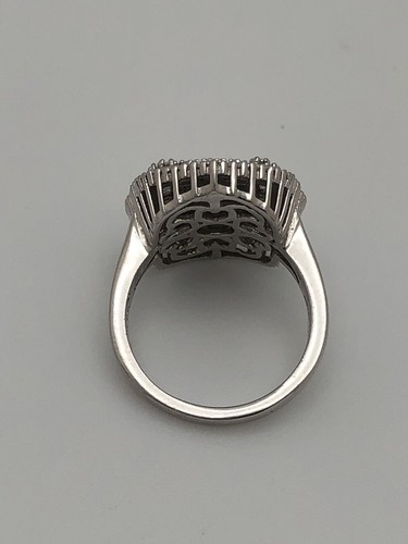 Anello STS Chuck Clemency in argento sterling 925 con diamanti bianchi misura 6 - Foto 8 di 16