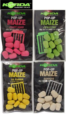 Korda Fake Pop-up Maize (10 Stück), künstlicher Mais für Karpfen, Karpfenköder