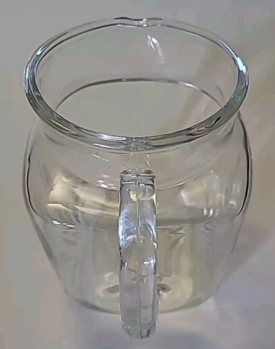 VTG MCM 50's 32 oz Square Federal Glass Juice Pitcher - Picture 4 of 9
