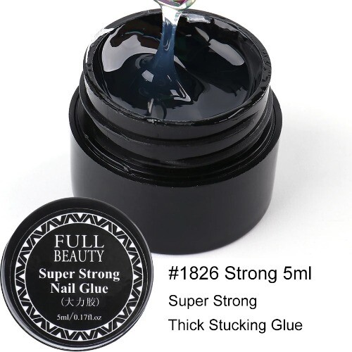1pc Super Strong Adhesive Glue for UV/LED Nail No Wipe Manicure UV Gel Lacquer - Picture 10 of 34
