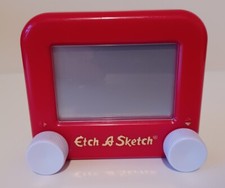 Spin Master 2016 Classic Mini Pocket Etch-A-Sketch Drawing Toy in Working Order