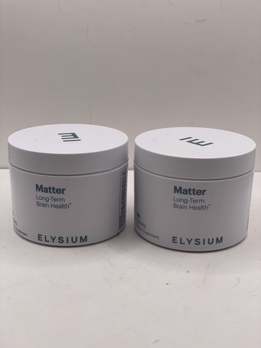 2x ELYSIUM MATTER Supports Long Term Brain Health (60 Tablets Each ) Sealed