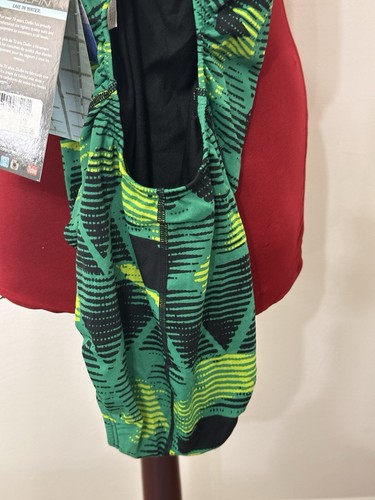 Dolfin Reliance Eclipse Swimsuit Girls Size 36 V-Back Green - New - Unworn - Picture 18 of 18