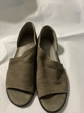 EILEEN FISHER Sandals Tan Leather Slip On Flats US Sz 6