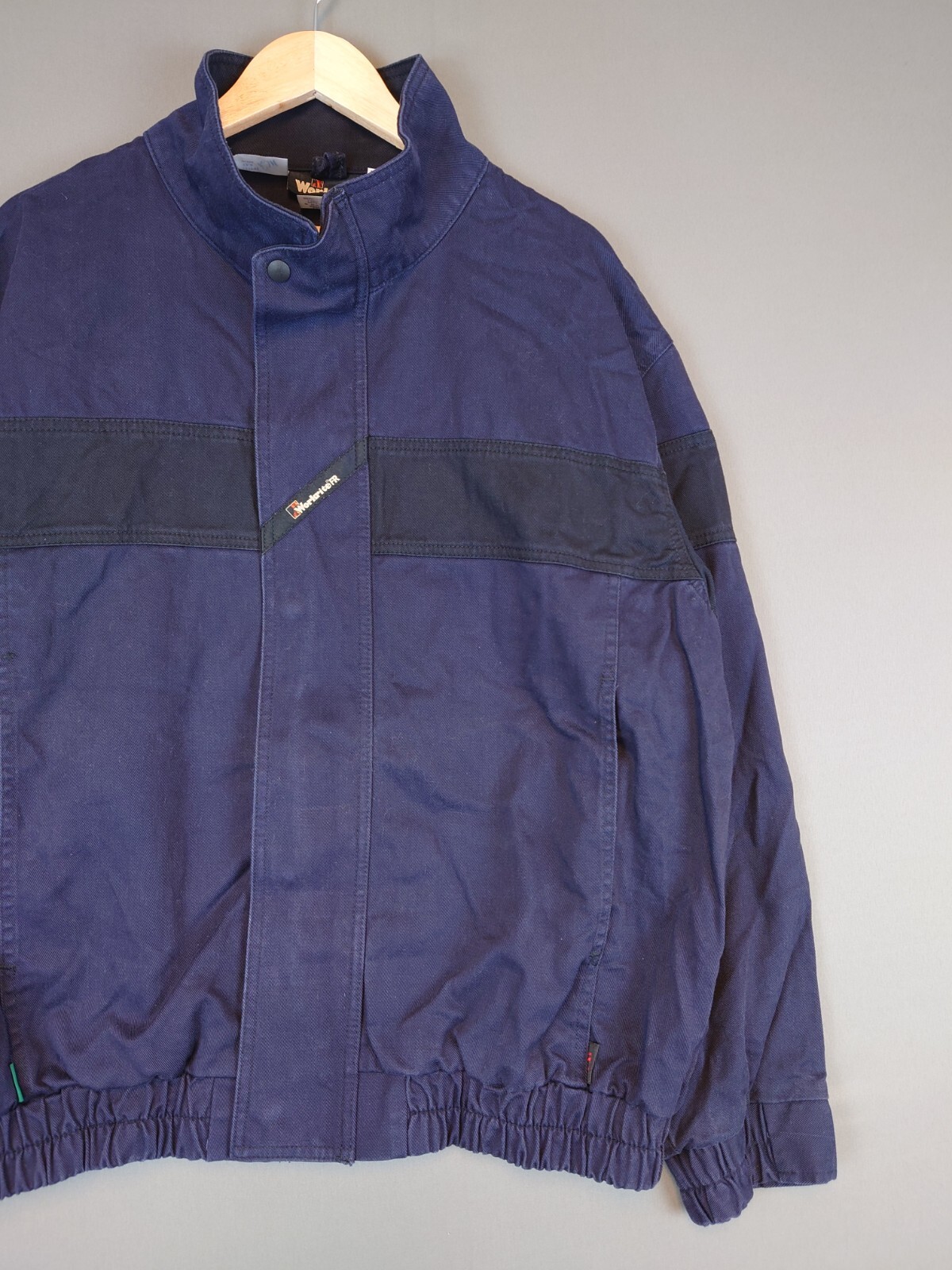 Workrite FR Full Zip Heavy Button Jacket Navy Blu… - image 3