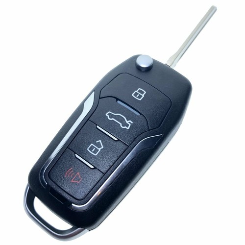 Mando a distancia LLAVE CORTADA POR FOTO ESTILO GT FLIP PARA FORD MUSTANG 40B 2005-2010 LLAVERO SIN LLAVE - Imagen 4 de 5