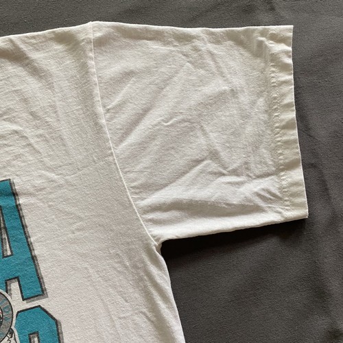 VTG 1990s Al Leiter Florida Marlins T Shirt Mens Large White MLB No Hitter 90s - Picture 9 of 12
