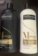 Tresemme Rich Moisture Shampoo & Conditioner, 28 fl.oz ea Value Pack