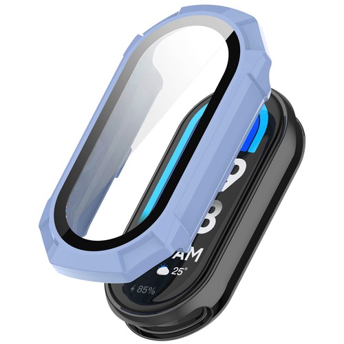 For xiaomi Mi Band 8 Screen Protector Cover Tempered Glass Film Case Shell Bump - 第 3/20 張圖片