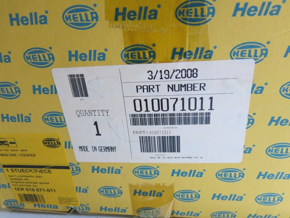 Faro izquierdo Hella 010071011 compatible con Mini Cooper 2002-2004 Foto 4 de 4