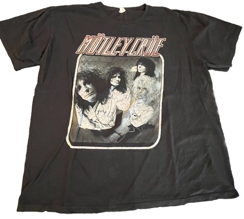 Vintage Motley Crue Shirt 1989 Dr. Feelgood Bay Island Graphic Tee Shirt Size 2X - Picture 1 of 8