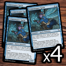 4x Crimestopper Sprite - NM - Karlov Manor - Magic the Gathering