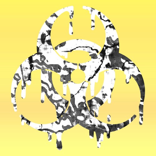 Biohazard Sticker - Dripping Biohazard Decal - Picture 15 of 16