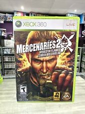 Mercenaries 2: World in Flames (Microsoft Xbox 360, 2008) Complete CIB Tested!