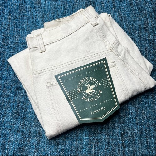 Vintage Beverly Hills Polo Club High Waist Loose Fit Embroidered Pocket Jeans 29 - Picture 3 of 8