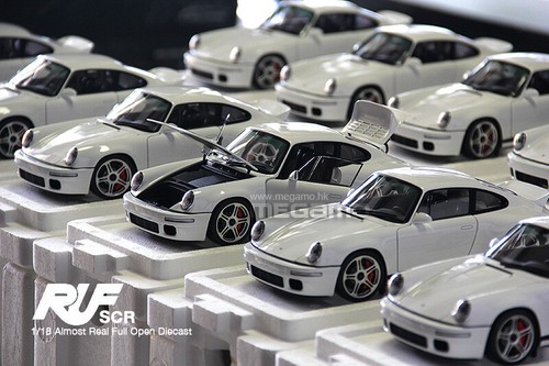 1/18 Almost Real RUF SCR White Ltd 504 Pcs Diecast Full Open Porsche 964 911 - 第 6/20 張圖片
