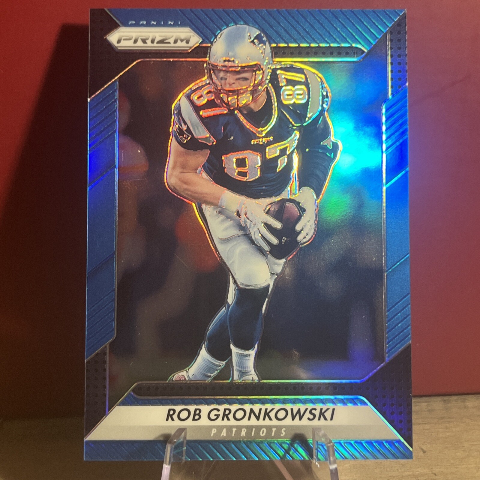 2016 Panini Prizm - Light Blue Prizm #52 Rob Gronkowski /199