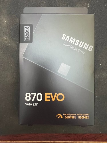 NEW SAMSUNG 250GB SSD 870 EVO SATA 2.5" - 第 1/2 張圖片