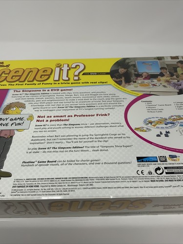 Mattel The Simpsons Scene-It? DVD Game – Test Your Simpsons Knowledge Party Fun - Picture 10 of 11