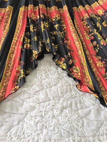 Zara Printed Pleated Effect Skirt Multicoloured Size M BNWT RRP £49.99 LAST ONE - Picture 6 of 10